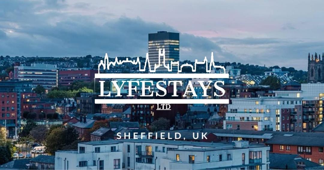 Penthouse Gem, Central, Scenic Views, Stylish, Modern, City Centre 2Br Sheffield Bagian luar foto